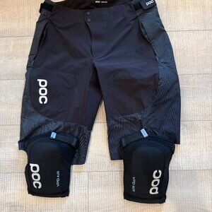 POC Mountain Biking Shorts and Knee Pads Medium